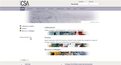 Desktop Screenshot of csaricerche.com